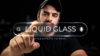 Liquaid glass effect in after effects tutorail | How to create glass effect in after effects