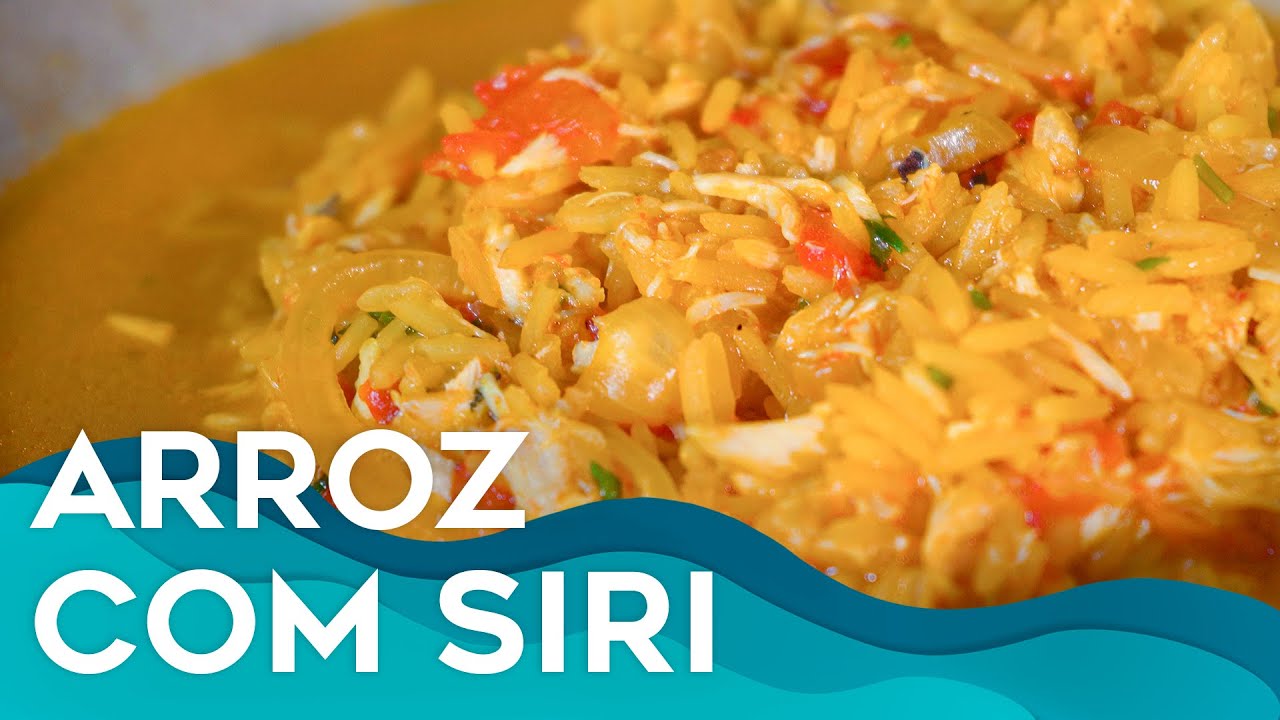 ARROZ COM SIRI Receitas de Verão YouTube