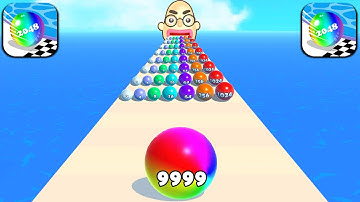 Satisfying Mobile Game Top Video Tiktok Gameplay  56789 Levels Ball Merge 2048, Marble Run ... XBPER