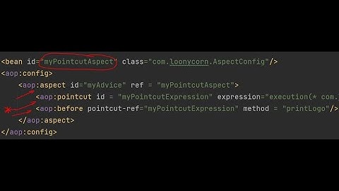 Setting up an AOP project Configuring an Aspect - Spring (Aspect-oriented Programming) (Skillsoft)