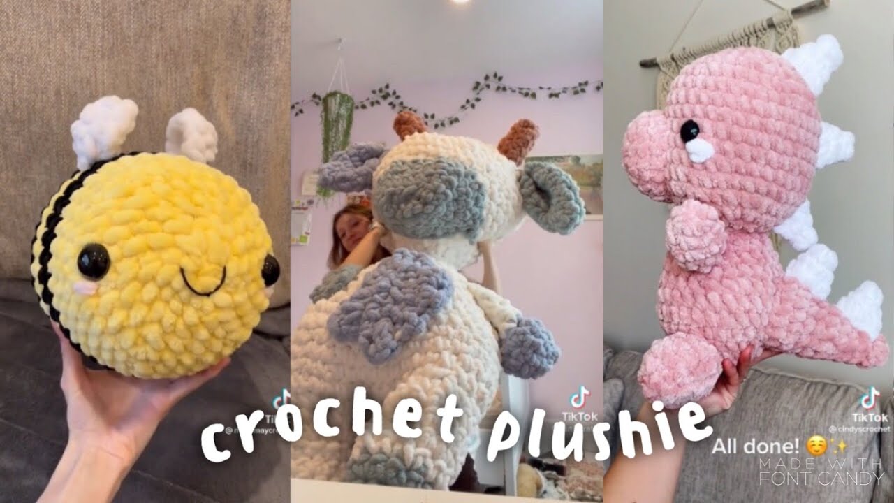 emotional support crochet plushies｜TikTok Search