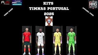 Review Kits Timnas Portugal 2025! Home, Away, GK | UEFA Nations League | PES 2021 FL25 #pes2021 Review Kits Timnas Portugal 2025! Home, Away, GK | UEFA Nations League | PES 2021 FL25 #pes2021