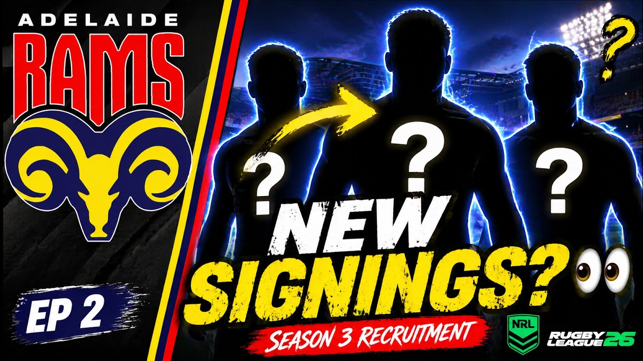 Adelaide Rams Career Mode 🐏🔥 | Ep 2 | GAME-CHANGING Signings for Season 3! 🚨