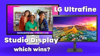 LG 5K ULTRAFINE vs APPLE STUDIO DISPLAY  | side by side - who wins?