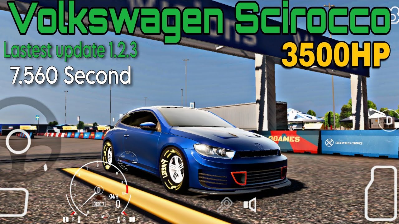 VW Scirocco мощностью 3500 л.с. | Тюнинг для дрэг-рейсинга в многопользовательском режиме Car Par...