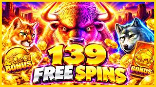🔥 €10,000 BONUS HUNT! 😱 139 FREE SPINS ON BUFFALO KING!