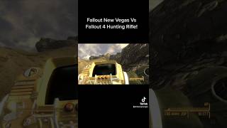 Fallout New Vegas Vs Fallout 4 Hunting Rifle!