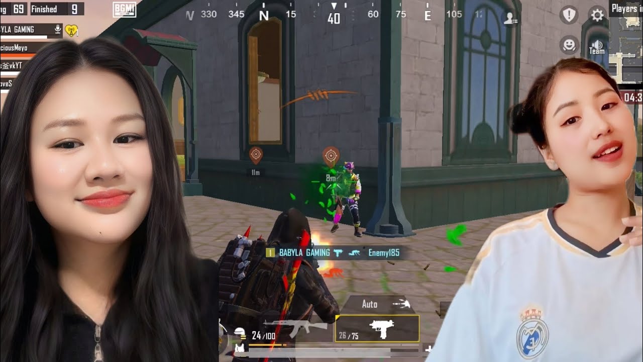 ЖЕНСКИЙ ДУЭТ в BGMI с северо-востока Нагаленда ❤ #bgmi #северо-восток