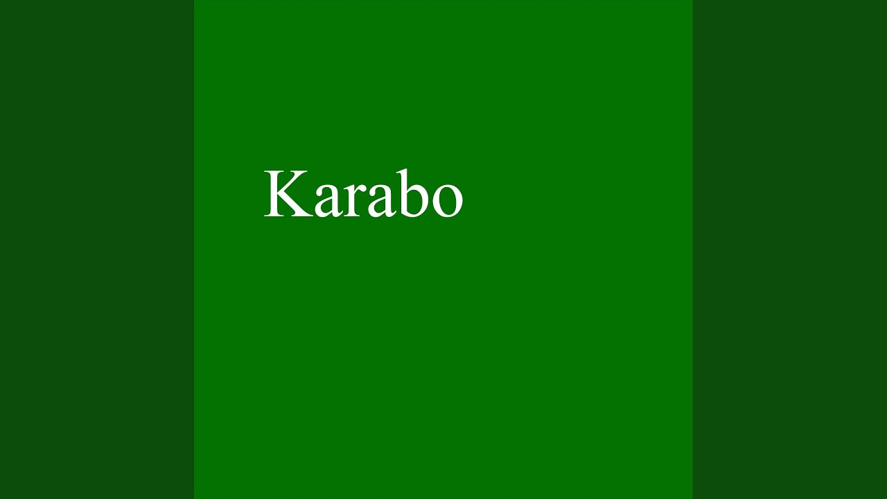Guarda Karabo su YouTube Guarda Karabo su YouTube