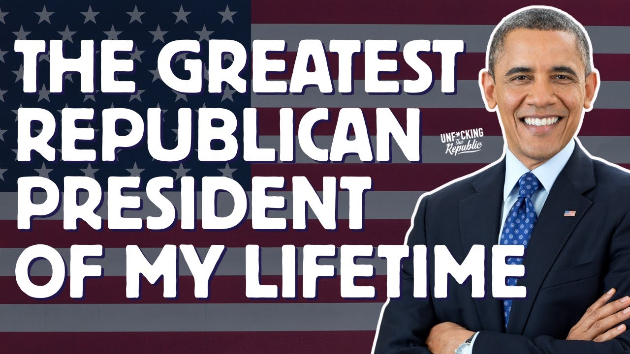 Barack Obama: The BEST REPUBLICAN President Ever