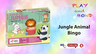 Jungle Animal Bingo | Play and Bond | EQ & IQ Game screenshot 1