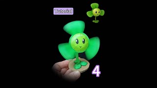 Tutorial Part 4: Paper Blow-clover, Make a Blow-clover from Plants vs. Zombies