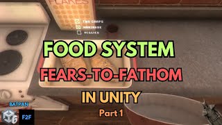 Build Fears to Fathom Food System in Unity – (Part 1) [Step by Step]