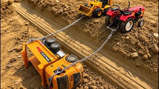 Cute toys hyva and tractor tatahyva accident tractor vs jcb Mini tractor 
