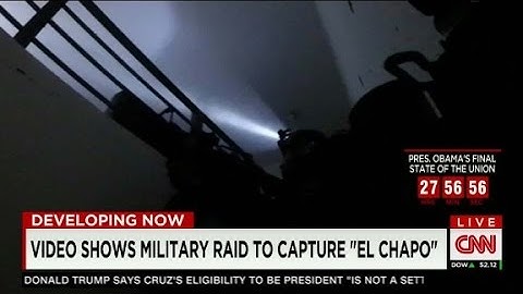Video shows firefight during raid on Chapo