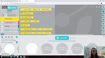 Loading an Ozoblockly Program to Ozobot