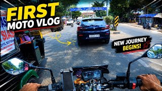 🏍️ My First Moto Vlog | Finally The Journey Begins! ❤️