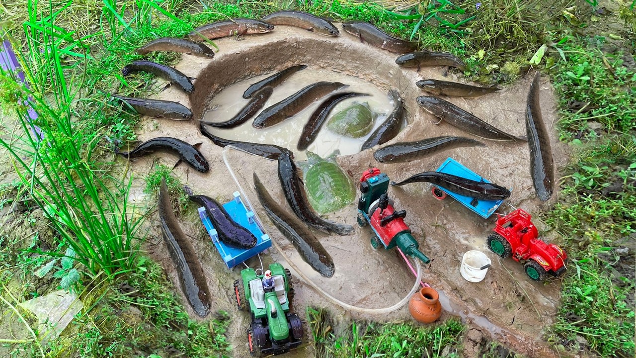 POWERFUL DIY Mini Diesel Engine Water Pump for Fish Science Project