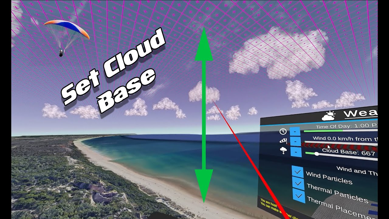Glider Sim Update - Now Change Your Cloud Base!