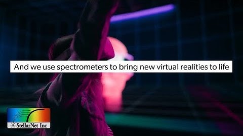 StellarNet Spectrometers - Celebrating 30 years of Light Measurement