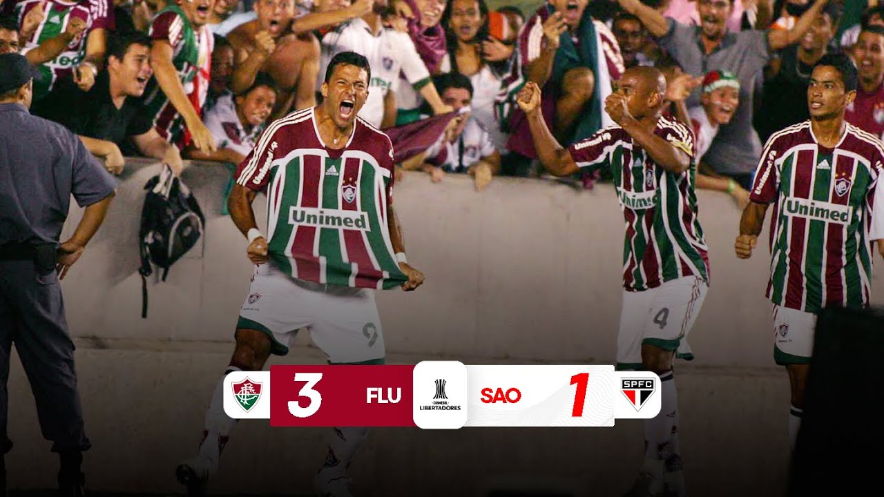 Fluminense 3 x 1 São Paulo | Libertadores 2008 - Quartas de Finais ...