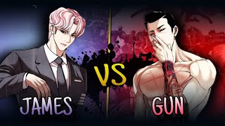 James lee vs gun park who will win in 1v1 clash ππ₯ #lookism