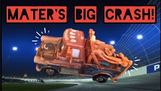 Disney Pixar Cars 3 | Mater's Big Crash Diecast Remake