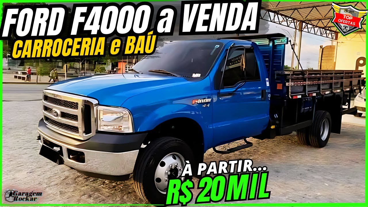10 OFERTAS de FORD F4000 QUALIFICADO a VENDA BAÚ e CARROCERIA à PARTIR ...