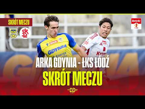 Skrót: Arka Gdynia – Łks Łódź. Walka o Czołówkę! Betclic 1 Liga – 7. Kolejka
