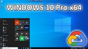WINDOWS 10 PRO ON GOOGLE CLOUD RDP 6vCPU 48GB RAM 500GB SSD POWERFUL x64 FIRST TIME ON YOUTUBE !!!