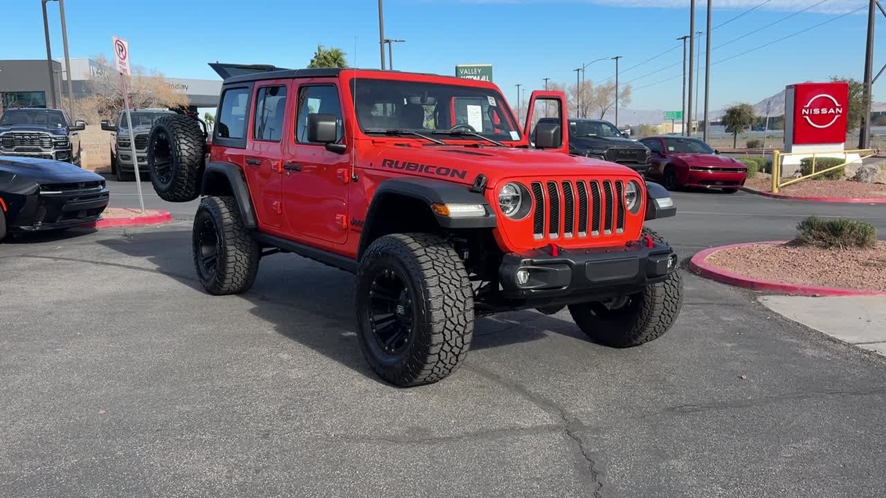 2018 JEEP WRANGLER UNLIMITED RUBICON 4X4 NV Henderson, Las Vegas, Bullhead City, Boulder City, ...