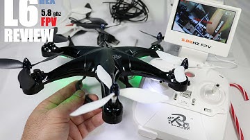 LiDi RC L6 FPV 5.8ghz Hexacopter Review - [Unbox, Inspection, Setup]