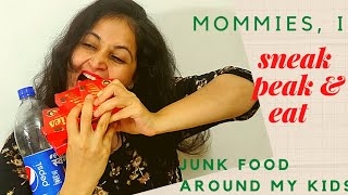 How to eat junk food in front of kids | funny mom video