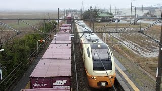 羽越本線E653系U105編成特急いなほ5号　平林駅通過