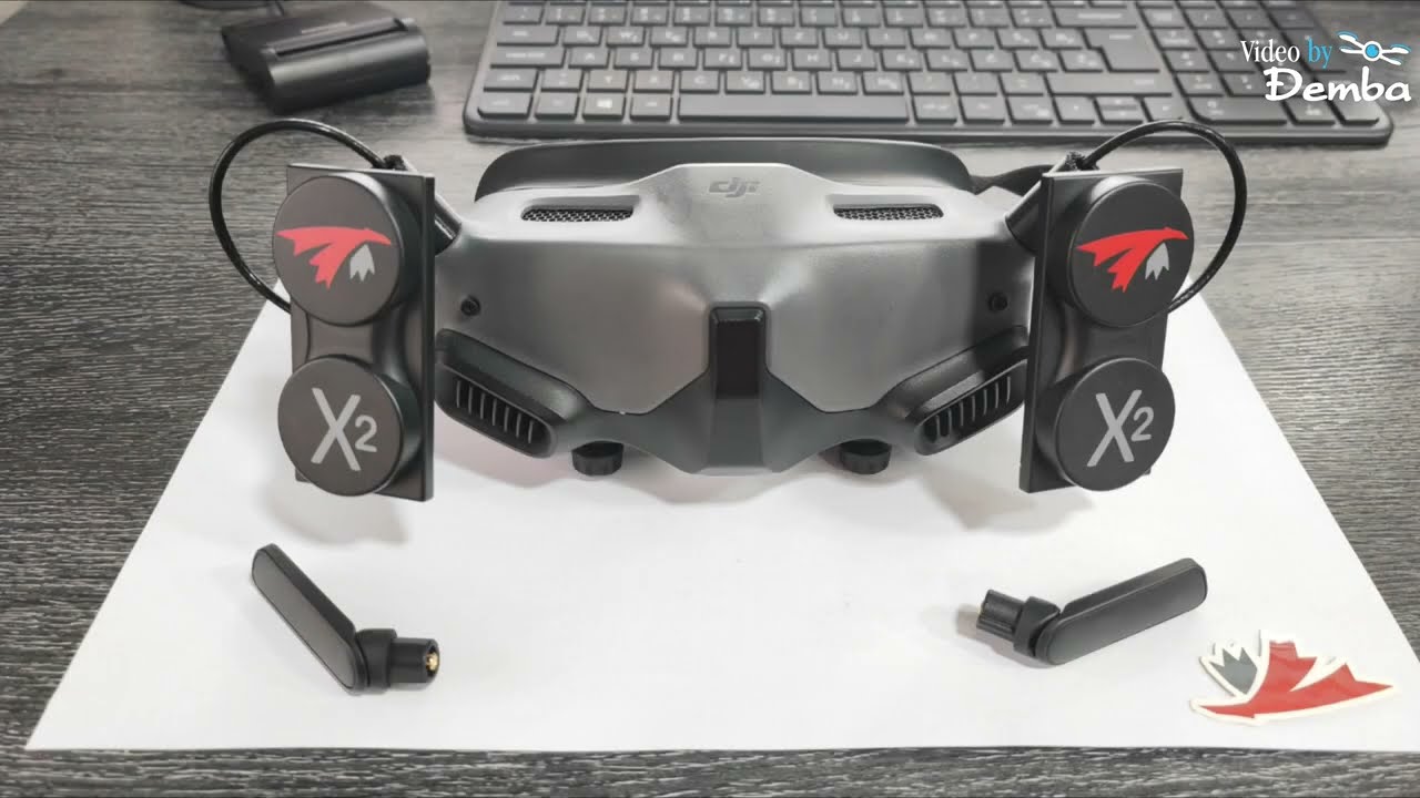 Upgrade DJI Goggles2 with New Antennas - TreuRc X2