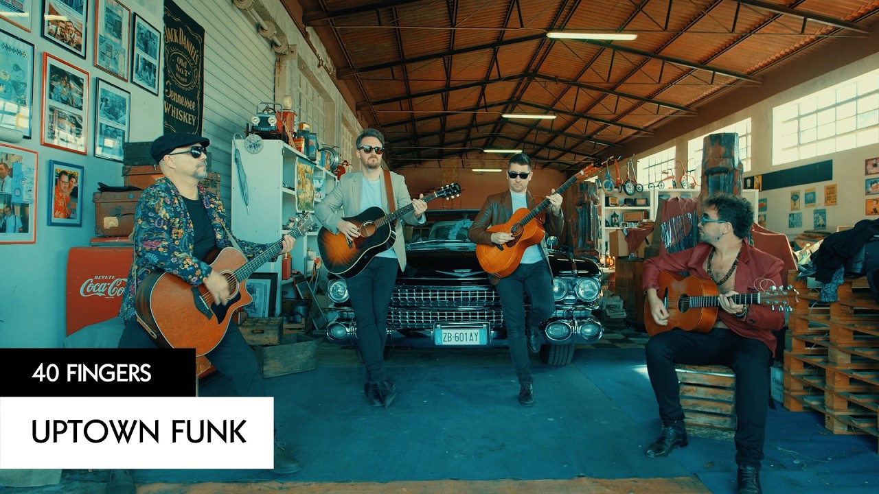 40 FINGERS - Uptown Funk - Mark Ronson ft. Bruno Mars (OFFICIAL