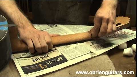 Luthier Tips du Jour Mailbag 30 - Shellac and sawdust pore fill