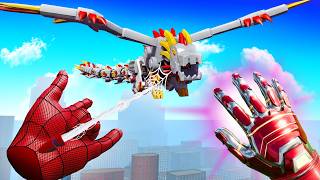 I Combined Spider Man And Iron Man Powers To Defeat The Dragon In Vr!