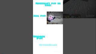 minecraft pvp be like java pva vs bedrock pvp #aura