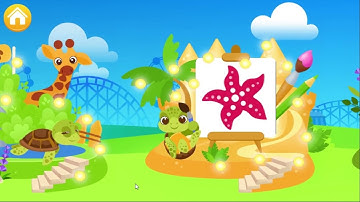 Unity 2D animation. Main Menu in "Binky Academy" educational app