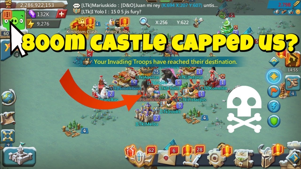 Kvk Action, Combined Guild Showed Real Power - Lords Mobile - YouTube