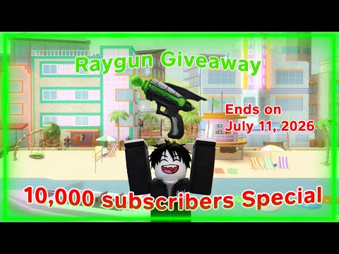 RAYGUN GIVEAWAY 10k SPECIAL | Roblox Murder Mystery 2