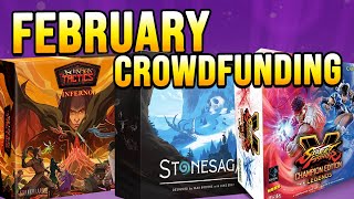 Upcoming February Kickstarter Games Breakdown
