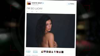 Kanye West Tweets Nude Photos of Kim Kardashian