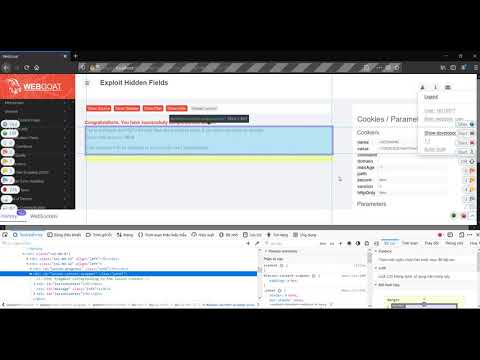[WebGoat 7 - Parameter Tampering] Exploit Hidden Fields