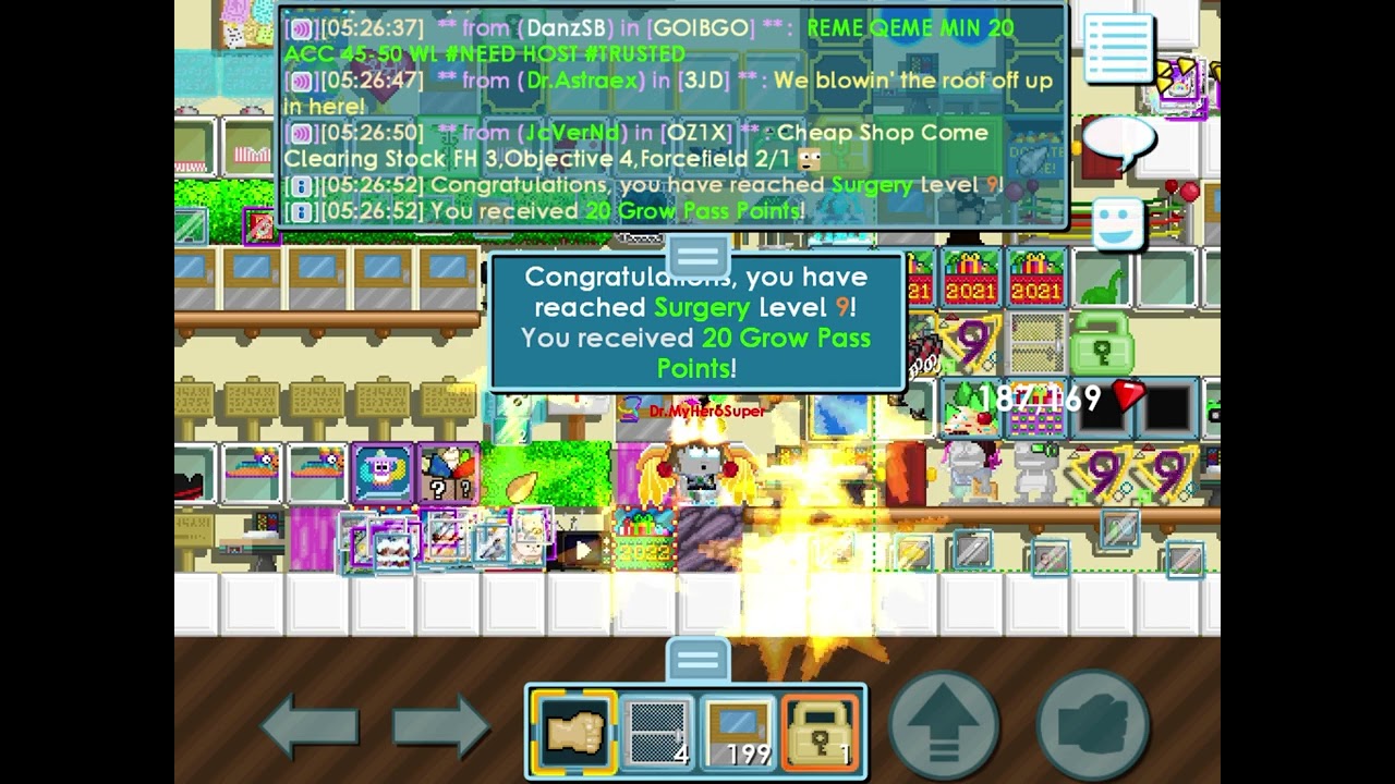 Role level 9 surgery now yey | Growtopia Surgery