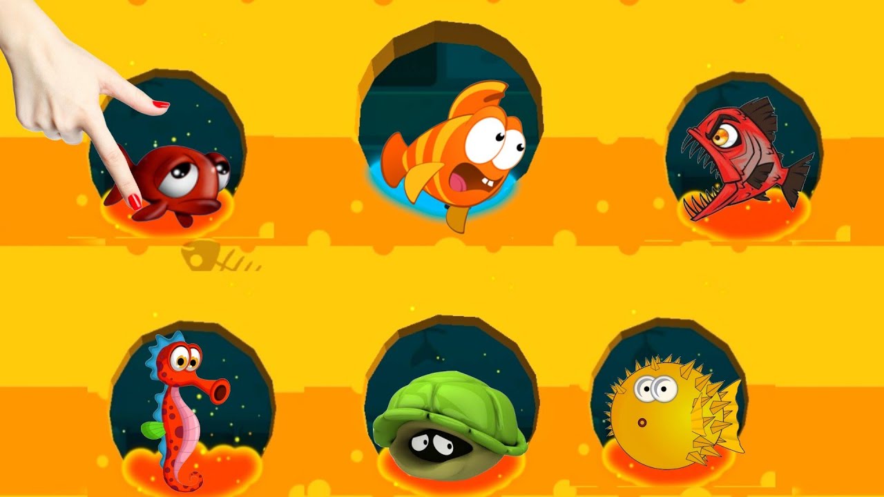Dig fish vs save the fish gameplay android mobile game all level ...