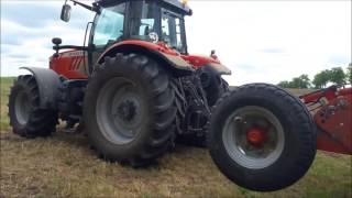 Битва за урожай 2016, Massey Ferguson 7626 Dyna 6, дискование стерни на целене, под озимый рапс.