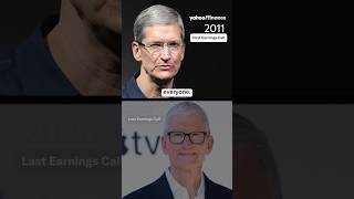 Tim Cook's first and last earnings calls as Apple CEO