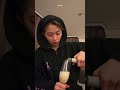 ryujin drinks &quot;champagne&quot; on live